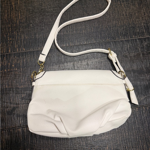 Juicy Couture Crowd Pleaser Mini Crossbody Purse Bag In Cream Ivory Crown Gold - Picture 5 of 13